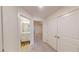 Hallway with carpet flooring, leading to bedrooms and bath at 51 S Auburn Landing Pl # 51, Auburn, GA 30011