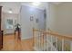 Bright and spacious entryway with hardwood floors and stairway at 202 Briarwood Ln, Canton, GA 30114