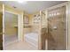 Spa-like bathroom with soaking tub, walk-in shower, and large closet at 3300 Windy Ridge Se Pkwy # 1110, Atlanta, GA 30339