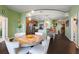 Round dining table with white chairs and hardwood floors at 3300 Windy Ridge Se Pkwy # 1110, Atlanta, GA 30339