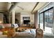 Open living area with hardwood floors and floor-to-ceiling windows at 115 W Peachtree Nw Pl # 301, Atlanta, GA 30313