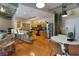 Modern kitchen with stainless steel appliances and wood cabinets at 115 W Peachtree Nw Pl # 301, Atlanta, GA 30313