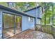 Spacious deck with access to wooded area at 34 Powder Brook Ct, Dallas, GA 30157