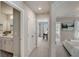 Hallway with access to bedrooms and bathroom at 5174 Longview Run, Decatur, GA 30035