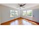Spacious bedroom with hardwood floors and large windows at 2790 Miriam Ln, Decatur, GA 30032