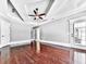 Bright bedroom with hardwood floors and double doors at 404 Folsom Glade Rd, Rydal, GA 30171