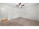 Bedroom with carpet flooring and ceiling fan at 3573 Clubhouse Ln, Conyers, GA 30094