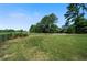 Large backyard with basketball court and lush lawn at 3573 Clubhouse Ln, Conyers, GA 30094