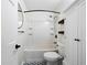 Updated bathroom with white subway tile, new fixtures, and stylish flooring at 3573 Clubhouse Ln, Conyers, GA 30094