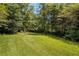 Private backyard with a large grassy area, perfect for recreation at 1195 Vineyard Se Dr, Conyers, GA 30013