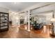Spacious living room with hardwood floors, fireplace, and plenty of natural light at 1195 Vineyard Se Dr, Conyers, GA 30013