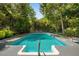 Refreshing in-ground swimming pool surrounded by lush landscaping at 1195 Vineyard Se Dr, Conyers, GA 30013