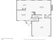 First floor plan showing kitchen, living room, and garage at 6635 Shapiro Ct, Stone Mountain, GA 30087
