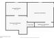 Basement floor plan showing unfinished and storage areas at 6635 Shapiro Ct, Stone Mountain, GA 30087