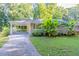 Ranch house with covered porch and landscaped yard at 2812 Mitchell Dr, Decatur, GA 30032