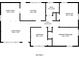 3 bed, 1 bath floor plan, 968 sq ft at 2812 Mitchell Dr, Decatur, GA 30032