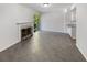 Bright living room with fireplace and tile floors at 3805 Stonewall Se Ter # 3805, Atlanta, GA 30339