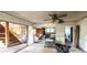Large living room with access to kitchen and stairs at 2164 Five Points Rd, Waco, GA 30182