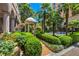 Beautiful courtyard with lush landscaping, gazebo, and fountain at 3286 Northside Nw Pkwy # 1005, Atlanta, GA 30327