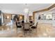 Elegant dining room featuring a large table and a chandelier at 3286 Northside Nw Pkwy # 1005, Atlanta, GA 30327