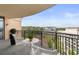 Spacious balcony with city views and seating for two at 3286 Northside Nw Pkwy # 1005, Atlanta, GA 30327
