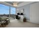 Bright home office with city views and desk at 1065 Peachtree Ne St # 3003, Atlanta, GA 30309