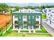 Modern townhouses with private balconies and green exterior at 2029 Memorial Dr # 33, Atlanta, GA 30317