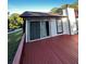 Spacious red deck with access from the house, perfect for outdoor entertaining at 4907 Wycliffe Sw Dr, Stone Mountain, GA 30087