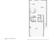 One-story floor plan featuring living room, kitchen, bathroom, and garage at 174 Hampton Cir, Mcdonough, GA 30253