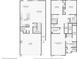 Two story floor plan, includes garage and primary bedroom with ensuite bath at 174 Hampton Cir, Mcdonough, GA 30253