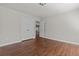 Spacious bedroom with double doors leading to a loft at 906 Fox Croft Pl, Canton, GA 30114