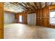 Unfinished basement with two windows at 906 Fox Croft Pl, Canton, GA 30114