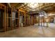 Unfinished basement with HVAC system at 906 Fox Croft Pl, Canton, GA 30114