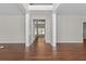 Two-story foyer with hardwood floors and an open floor plan at 906 Fox Croft Pl, Canton, GA 30114
