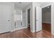 Bathroom includes a walk-in shower and toilet at 906 Fox Croft Pl, Canton, GA 30114