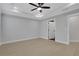 Bright bedroom with hardwood floors and ceiling fan at 374 Boundless Ln, Canton, GA 30114