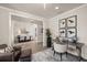 Home office with view into dining area at 3378 Chosen Blvd, Snellville, GA 30078