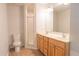 Bathroom with double vanity, shower and toilet at 2986 Ashlyn Pointe Dr, Atlanta, GA 30340