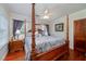 Spacious main bedroom with hardwood floors, large bed and ceiling fan at 3112 Highway 155 N, Mcdonough, GA 30252
