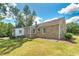 Rear view of house showing stone and siding at 3112 Highway 155 N, Mcdonough, GA 30252