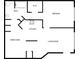 One bedroom floor plan, showing a kitchen, dining area, living room, and bathroom at 200 Renaissance Ne Pkwy # 302, Atlanta, GA 30308