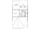Floor plan showcasing a fifth bedroom, bathroom, and attic space at 615 Skytop Dr, Cumming, GA 30040
