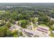 Aerial view showing lot location near town and a gas station at 5665 Austell Powder Springs Rd, Austell, GA 30106