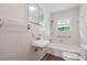 Clean bathroom, featuring a shower/tub combo at 5665 Austell Powder Springs Rd, Austell, GA 30106