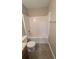 Bathroom with tub/shower combo and tile floor at 3008 Summer Breeze Dr, Villa Rica, GA 30180