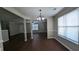 Bright dining area with hardwood floors and window at 3008 Summer Breeze Dr, Villa Rica, GA 30180