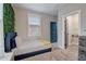 Bright bedroom with a queen bed and an en-suite bathroom at 975 Welch Sw St, Atlanta, GA 30310