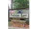 Fontaine East, a private condo community entrance sign at 2968 Parc Lorraine, Lithonia, GA 30038