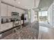 Modern kitchen with granite countertops and stainless steel appliances at 943 Peachtree Ne St # 716, Atlanta, GA 30309