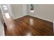 Bedroom with hardwood floors and neutral wall colors at 1955 S Columbia Pl, Decatur, GA 30032
